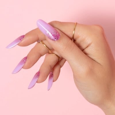 unghie lilla primavera